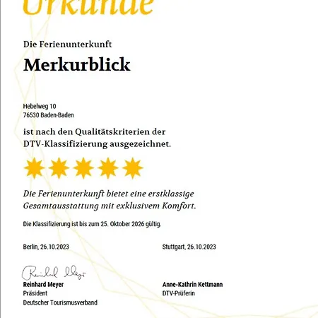 Merkurblick Apartment *