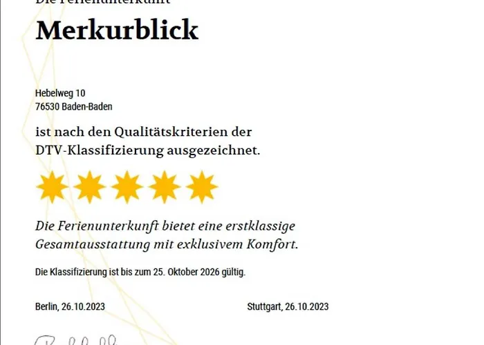 Merkurblick Appartement *